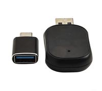 Adaptateur sans fil pour iPhone et auto, et jouez un dongle USB pour convertir une connexion filaire en connexion sans fil, boîtier de conduite en alliage d'aluminium avec