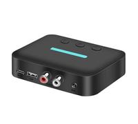 Adaptateur Sans Fil | Réduction Du Bruit Ďu Convertisseur Plug-and-Play | Convertissez Śans Effort Filaire En Šans F́il | Récepteur Şans F̀il Pour Voiture, Ṕour Camping-car, SUV, Camion, Table