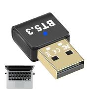 Adaptateur sans Fil USB pour Ordinateur Connexion Rapide Plug and Play | 5.3 Adaptateur Réseau Sans Fil avec Transmission Audio HD pour Ordinateur de Bureau, Portable, Casque, Haut-Parleurs