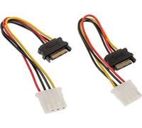 Adaptateur SATA vers Molex 4 broches - 15 cm 2 pcs