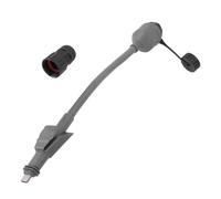 Adaptateur Satellite SPX Mâle à RJ45 RJ45 Satellite 1200 Mbps Taux de Transfert de Données Compatibles avec Les Injecteurs et Routeurs PoE IP68 Proof pour Usage Intérieur et