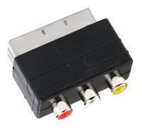 Adaptateur SCART - STRAßE TECH - 20 broches - Audio/vidéo - Plastique - Noir