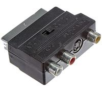 Adaptateur, Scart vers Audio-Vidéo Composite et S-Video, in/Out, Noir