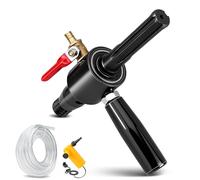 Adaptateur SDS MAX avec conduite d'eau de 4 m + pompe à eau, adaptateur 1 1/4" UNC vers SDS Max avec raccord d'eau de rinçage intégré, adaptateur de couronne de forage pour carotteuse, couronne de