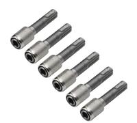 Adaptateur SDS Plus 1/2/6 Pièces, Convertisseur Hexagonal À Tige 1/4, Marteau Électrique, Tournevis Électrique, Porte-embout, Douille, Visseuse À Chocs(SDS Adapter Hex 6pcs)