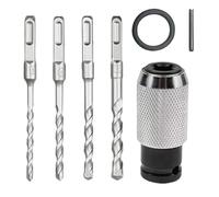 adaptateur Sdś plus - kit de conversion pour marteau électrique en perceuse électrique | Adaptateur à raccord rapide robuste pour marteau pneumatique | Pour les électriciens, les plombiers, less rénov