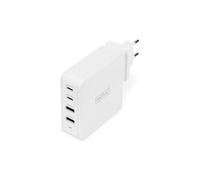 Digitus - Adaptateur secteur - 100 Watt - 5 A - PD 3.0 - 4 connecteurs de sortie (2 x USB, 2 x USB-C) - sur le câble : USB-C - blanc Blanc G