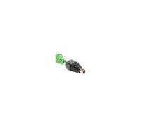 - Adaptateur secteur - 2 bloc de terminal de broches (F) pour DC jack de 5,5 x 2,5 mm (F)