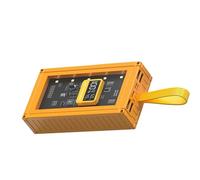 Adaptateur secteur 20 000 mAh haute capacité avec lumière LED et 5 sorties pour les utilisateurs de téléphones lourds, batterie auxiliaire, chargeur de veilleuse LED