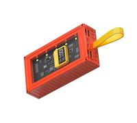Adaptateur secteur 20 000 mAh haute capacité avec lumière LED et 5 sorties pour les utilisateurs de téléphones lourds, batterie auxiliaire, chargeur de veilleuse LED