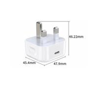 eSTUFF ES636026-BULK chargeur d'appareils mobiles Smartphone Blanc Secteur Charge rapide Intérieure