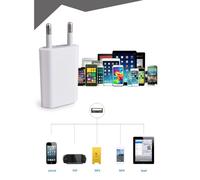 Adaptateur secteur 220v chargeur euro 1 usb dual 1a pour Samsung iPhone HTC