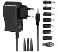 Adaptateur Secteur 5V 2A Chargeur ' AC220V 230V à DC5V 2000mA 1500mA 1000mA 500mA Pilote d'alimentation 8 adaptateurs de Prise CC
