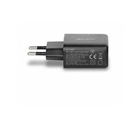 - Adaptateur secteur - 65 Watt - 4.05 A - Power Delivery 3.0 + PPS, QC 4.0 - 2 connecteurs de sortie (24 pin USB-C) - noir - Europe