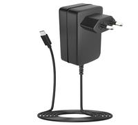 Adaptateur Secteur AC vers DC 5V 3A - Bloc d’Alimentation avec Prise USB Type C, Chargeur Mural Compact pour Europe (Prise EU)