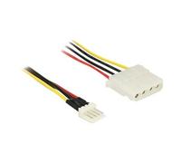 - Adaptateur secteur - alimentation interne 4 plots (F) pour connecteur mini-alimentation 4 broches (M) - 5 / 12 V - 30 cm