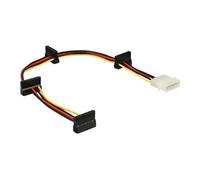 DeLOCK "Câble d''alimentation Molex 4 broches > 4 x SATA 15 broches, Adaptateur"