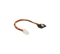 DeLock Câble adaptateur 85519 P4 4 broches mâle → SATA 15 broches verrouillé 20 cm multicolore