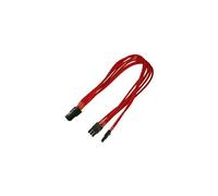 - Adaptateur secteur - Alimentation PCIe de 8 broches (6+2) (M) pour Alimentation PCIe de 6 broches (F) - 30 cm - rouge