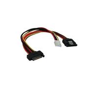 - Adaptateur secteur - alimentation SATA (F) pour connecteur mini-alimentation 4 broches, alimentation SATA (M) - 15 cm