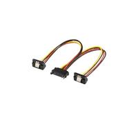- Adaptateur secteur - alimentation SATA (M) pour alimentation SATA (F) incliné