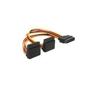 - Adaptateur secteur - alimentation SATA (P) verrouillé pour alimentation SATA (R) clip métal - 3.3 / 5 / 12 V - 15 cm