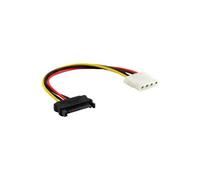 Adaptateur alimentation SATA InLine®, 15 broches SATA Femelle vers 4 broches Mâle, 15cm