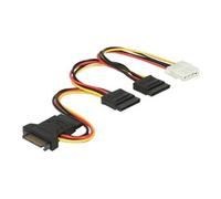 - Adaptateur secteur - alimentation SATA pour alimentation interne 4 plots, alimentation SATA - 20 cm - noir