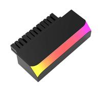 Adaptateur secteur ATX 24 broches vers ARGB 90 pour carte mère : connecteurs pour câble d'alimentation, montage modulaire à faire soi-même