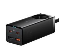 Chargeur secteur Baseus GaN3 Pro desktop 2x ports USB-A + 2x ports USB-C 65W (Noir)