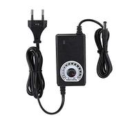 Adaptateur Secteur, Chargeur d'alimentation DC 3V-24V 24W avec Affichage LED régulation de Tension 100-240V pour la Surveillance des lumières LED Ventilateurs(European regulations)