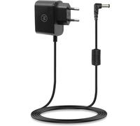 Adaptateur Secteur Compatible avec la Radio de Chantier Makita DMR et BMR 116, 112, 110, 109, 108, 107, 106, 105, 104, 102, 101 (Chargeur 12V / 2m Extra Longue/Pas d'interférence) Noir