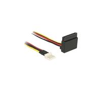 - Adaptateur secteur - connecteur mini-alimentation 4 broches (M) pour alimentation SATA (R) angle vers le haut - 5 / 12 V - 30 cm