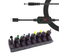 Adaptateur secteur DC5521, lot de 8 avec connecteur cylindrique 5,5 x 2,1 mm