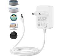 Adaptateur Secteur de 15 W pour Echo Dot (3e/4e génération) Echo Dot avec Horloge (3e/4e génération) Echo Dot Kids Edition (3e/4e génération) Echo Show 5 (1re/2e génération) Echo Spot et Fire TV Cube