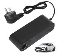 Adaptateur secteur de voiture 12 V 10 A 120 W AC-DC 100-240 V vers 12 V 10 A Onduleur avec prise allume-cigare, adaptateur d'alimentation pour gonfleur de pneus, réfrigérateur de voiture, aspirateur