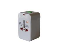 Adaptateur secteur de voyage multi pays repliable blister Waytex