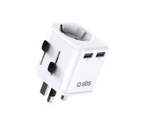 Adaptateur secteur de voyage USB-A pour le Royaume-Uni, les États-Unis, l'Austra