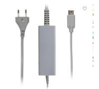 Adaptateur Secteur Du Cordon D'alimentation Chargeur Mural Pour Nintendo Wii U Gamepad Controller Eu Plug