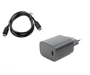 Adaptateur Secteur et Câble Compatible avec Cubot Kingkong Power 5, 1 mètre, 3000mA, USB-PD, 20W, Charge Rapide