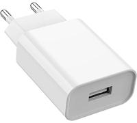 Adaptateur Secteur EU 2 Broches vers USB pour Voyage Chargeur Universel USB Convertisseur de Puissance Compatible iPhone, Samsung, Téléphones, Tablette, Rasoir, Brosse à Dents