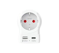 Skross Adaptateur de voyage 1.500284-E Europe vers USA USB-A + USB-C