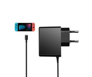 Adaptateur Secteur GaN 45W pour Steam Deck & Nintendo Switch [OLED/Lite/Modèle] avec Dock TV - Mode TV Pris en Charge 15V/3A - Bloc d'alimentation Compact avec Câble USB-C 1.8m
