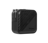 - Adaptateur secteur - GaN - 65 Watt - PD - 2 connecteurs de sortie (24 pin USB-C, USB type A) - noir