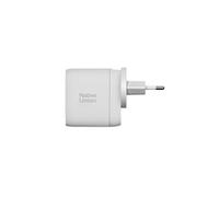 - Adaptateur secteur - GaN - 67 watt - 3.35 A - PD, QC 3.0, Fast Charge - 3 connecteurs de sortie (2 x USB-C, USB) - blanc - International
