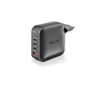 - Adaptateur secteur - GaN, Ultra Rapide - 165 Watt - 5 A - QC 3.0, PD 3.1/PPS - 4 connecteurs de sortie (3 x USB-C, USB type A) - noir