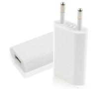Adaptateur secteur - Générique - Chargeur USB Blanc - Compatible iPhone 3/4/5 - iPad - iPod