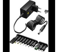 Adaptateur secteur Goobay 64571 7,2W avec 11 connecteurs interchangeables USB-C USB-A Micro-USB Mini-B et 7 DC