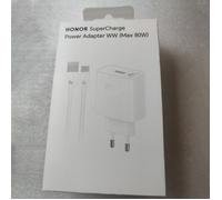 Adaptateur secteur - HONOR - SuperCharge Power Adapter 80W - Original - SuperCharge - Blanc