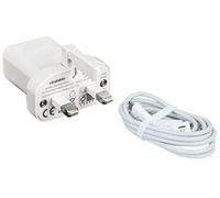 Adaptateur secteur Huawei blanc Chargeur avec câble compatible pour Ascend Y220, Y320, Y520, Y550, Y530, G630, G600, G610, G620, G700, Mate7, Honor 6, Honor 4, P6, P7 P8 P8 Lite P9 Lite G7 Ascend Y3